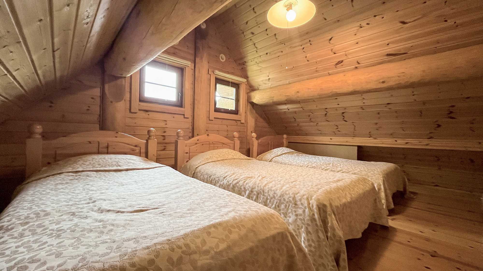 #ログハウス湧き水　3名～8名でご利用頂けます