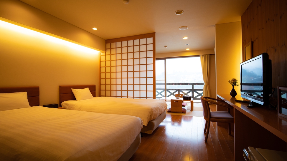 【和洋室】最上階4階／禁煙／バストイレ付＜レイクビュー＞