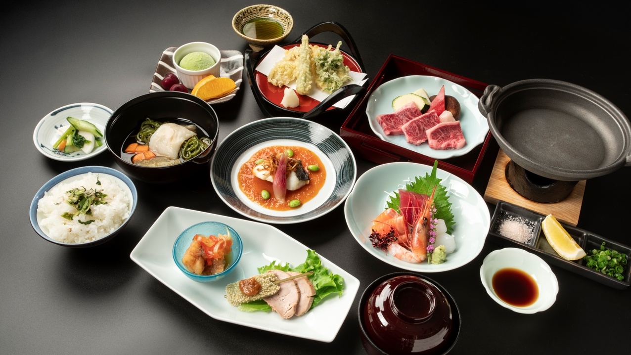 【感謝の特典付プラン｜選べる和会席or洋食】工事のため景観訳アリ！感謝を込めてドリンク＆4大特典付