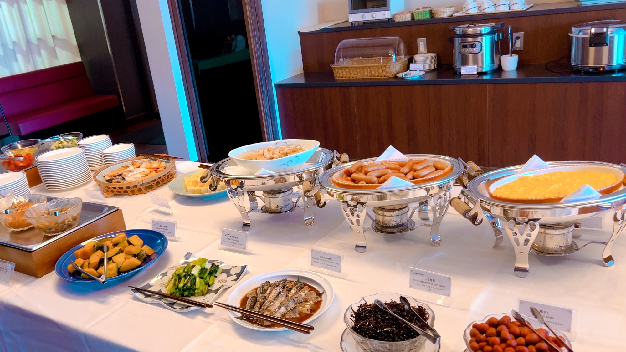 *【朝食一例／和洋ビュッフェ】滋味あふれる副菜やご飯のお供に信州名物「野沢菜」をどうぞ