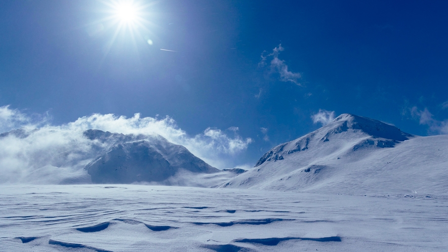 立山雪景色 