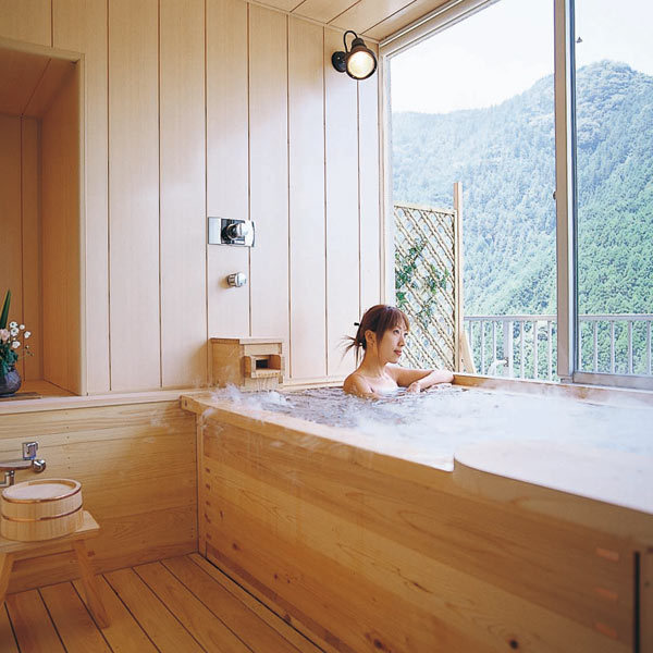 << Hotel LAMPIRAN >> Kamar bergaya Jepang dengan pemandangan kamar mandi