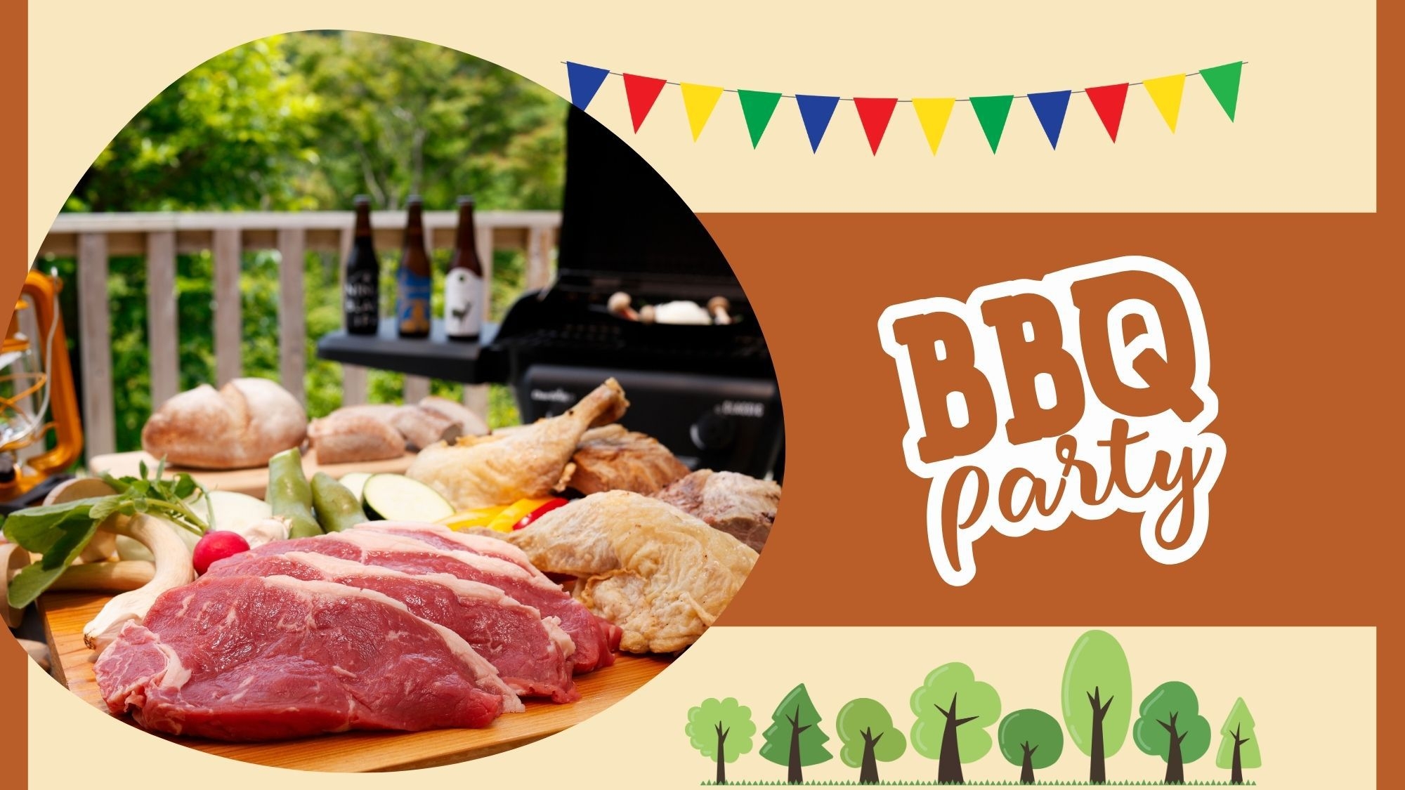 【感謝セール｜2食付‐基本BBQ】最大30％OFF！スペアリブなど豪快に♪森で味わうアウトドアBBQ