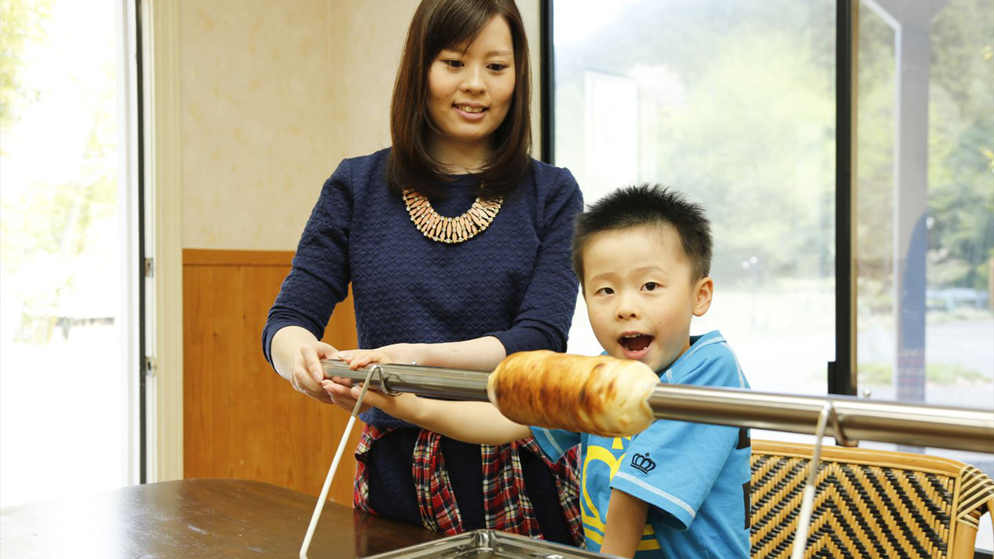 【バームクーヘン体験】