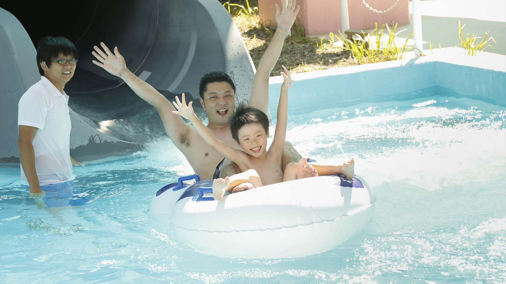 【夏期限定！ウォーターパーク】思わず笑顔がはじける！夏の思い出に残る爽快なひとときを。