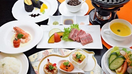 【夕朝食付】岡山ブランド牛「備中牛」を味わう♪魚＆肉料理を楽しむ「シェフおまかせ備中牛フレンチ」