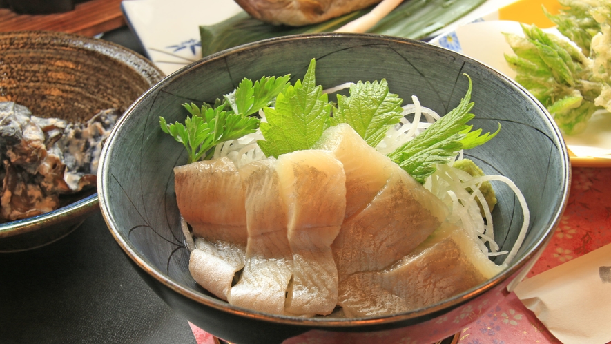 ◆【お食事】新鮮な岩魚のお刺身