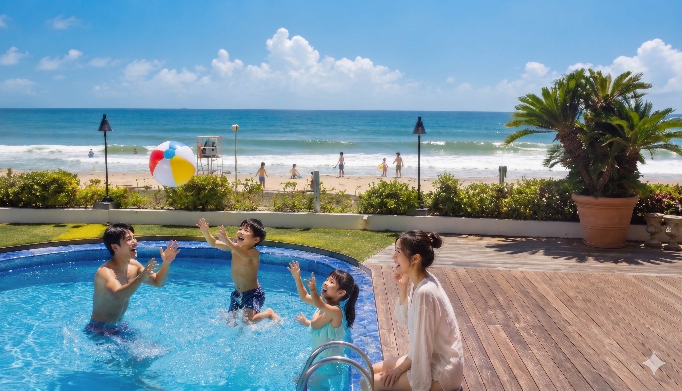 【ファミリー大歓迎】【1泊2食付】御宿の夏を満喫しよう！真夏の大冒険プラン♪（夕食のメインは魚料理）