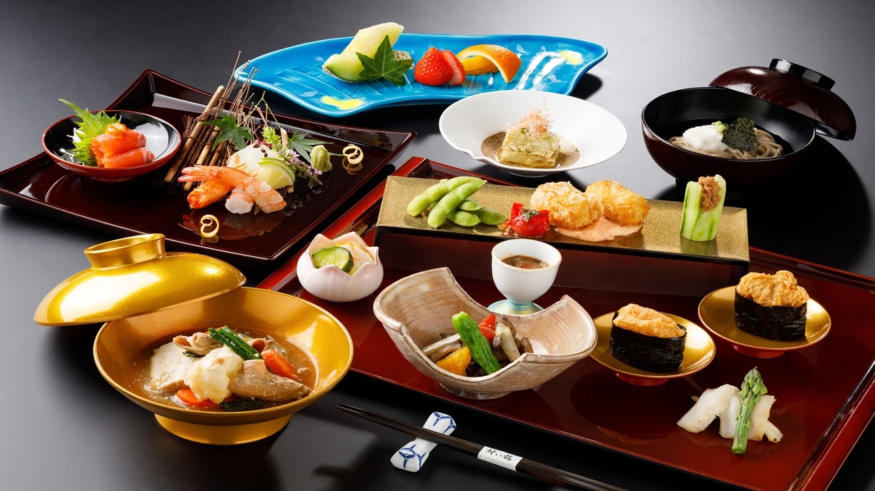 【夕朝食付】わんこdeサマーフェス〜メトロサマーフェス2024〜「日本料理 対い鶴」