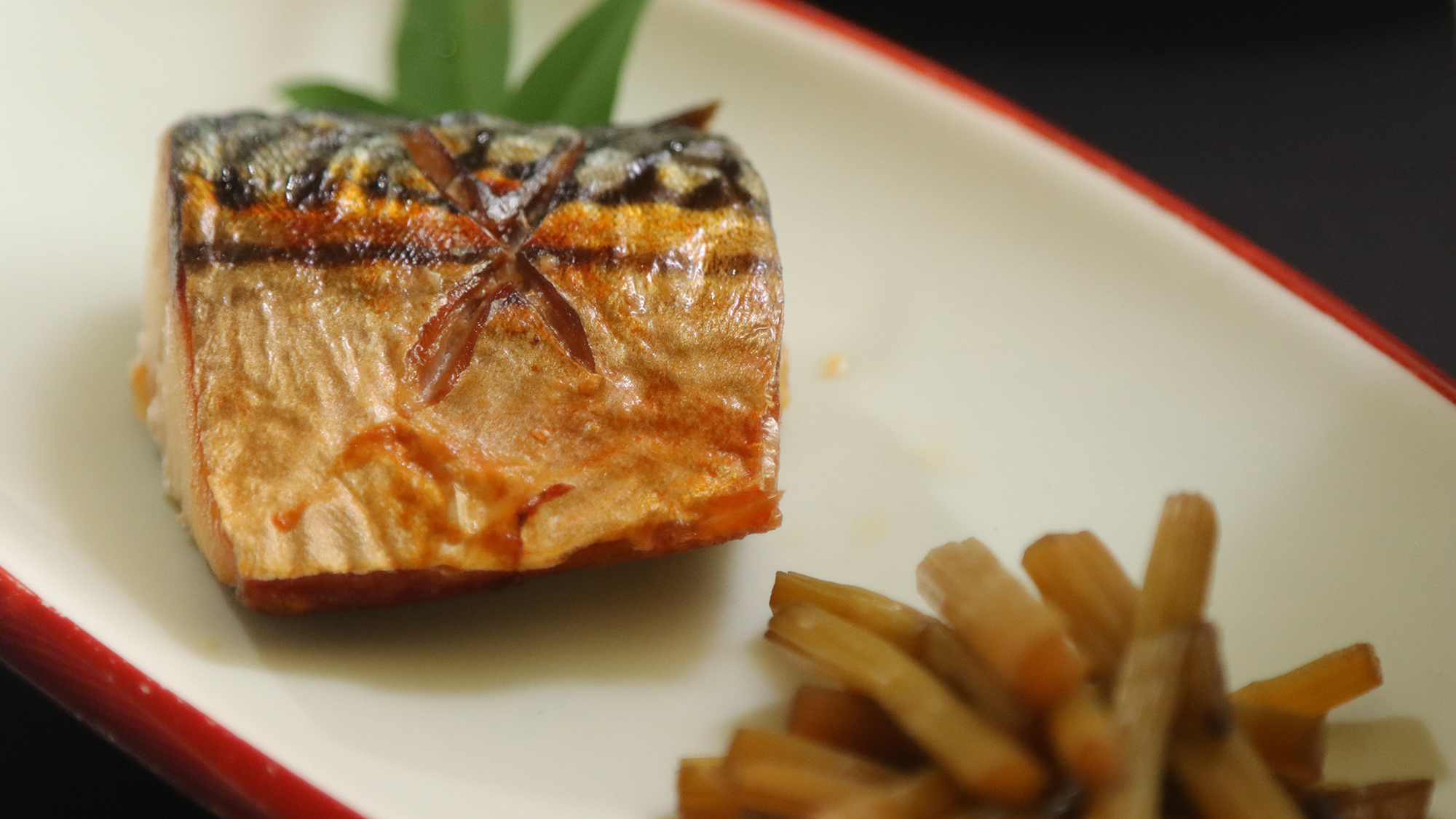 【食事】朝食 鯖塩焼き
