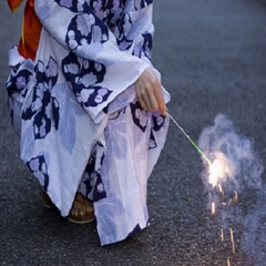 月の恋心では１年中花火が楽しめます♪特に冬の花火は空気が澄んでいてとても綺麗!!