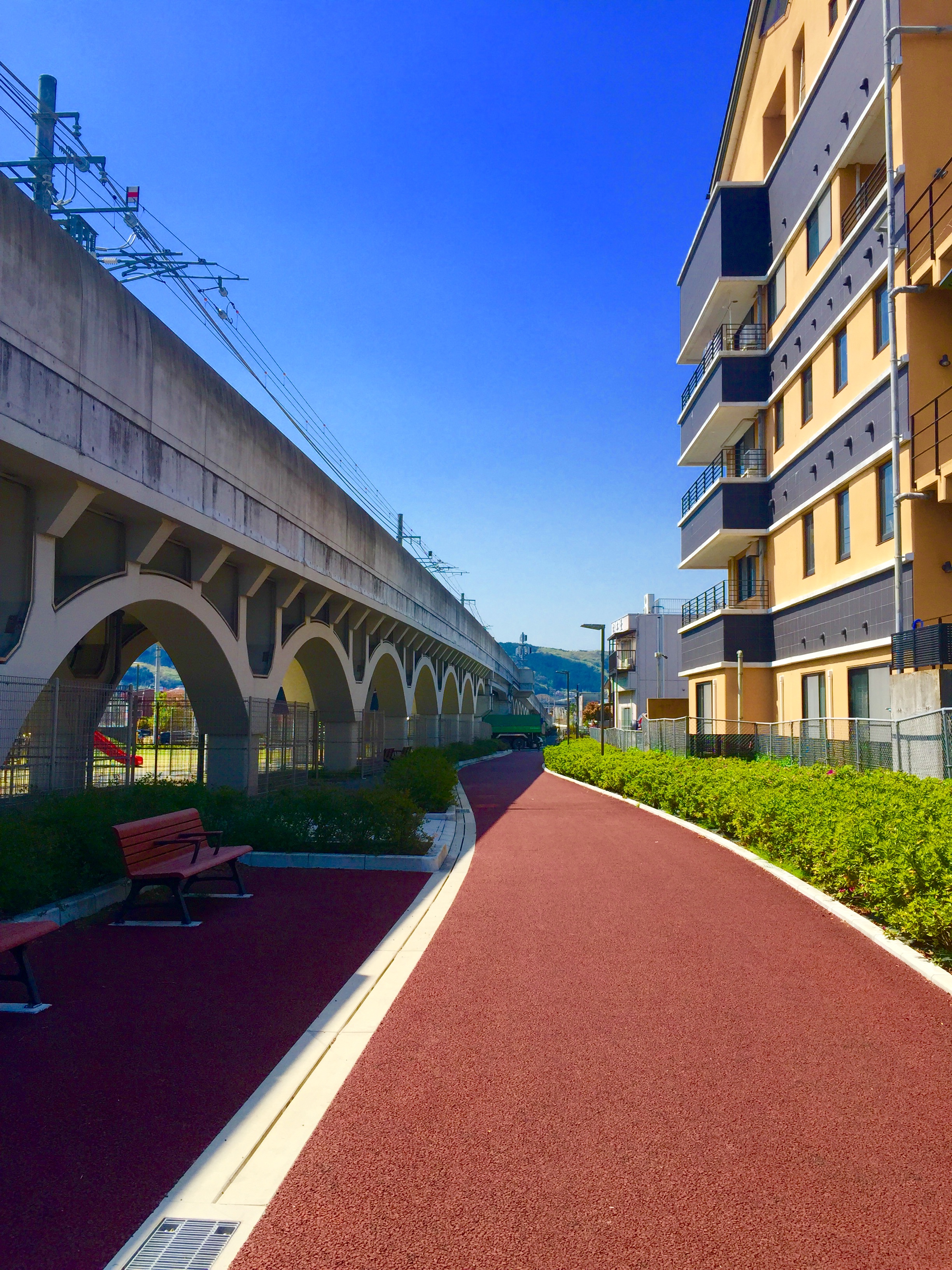 世界遺産センターへの遊歩道