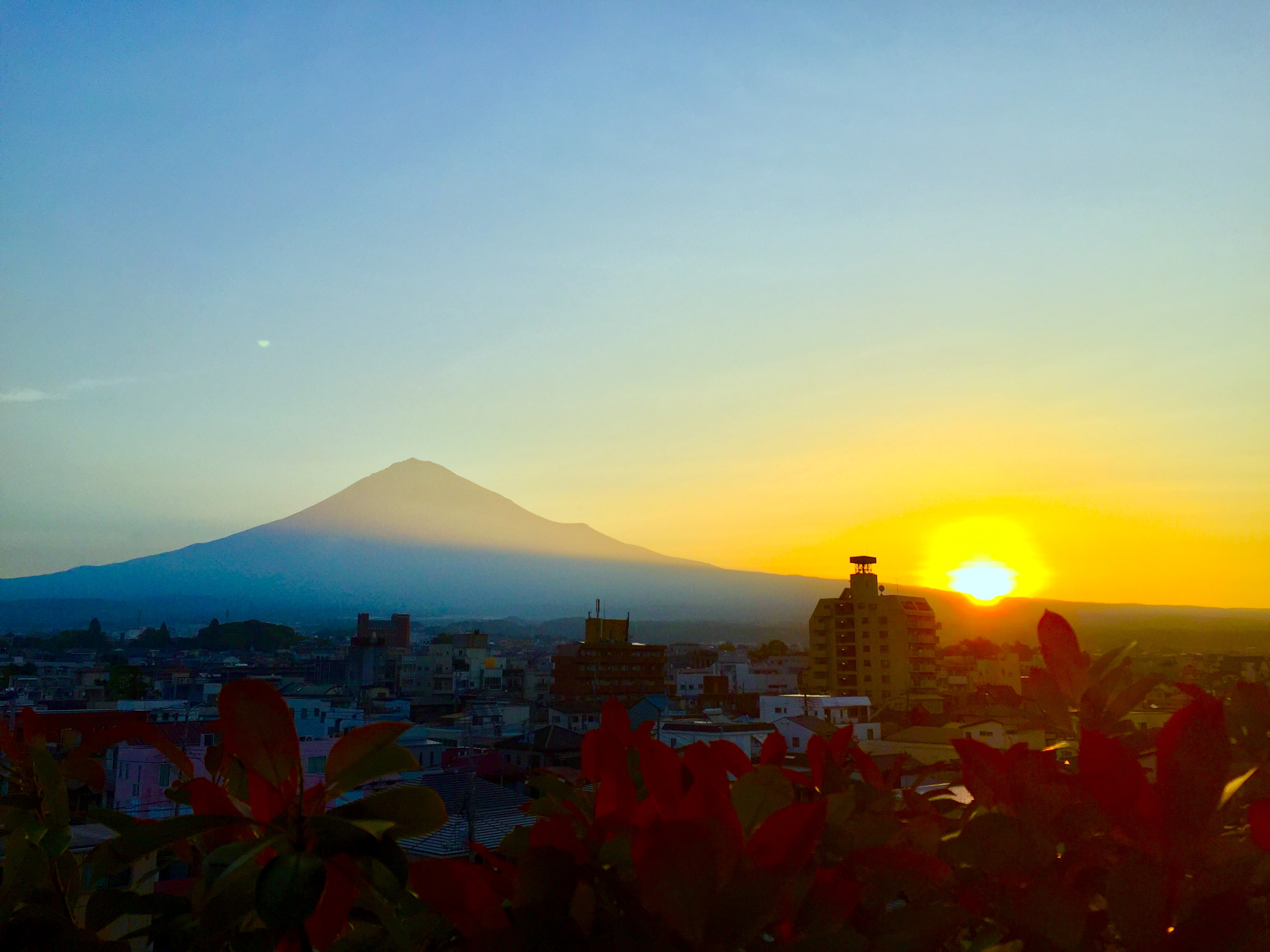 かめや旅館からの富士山7