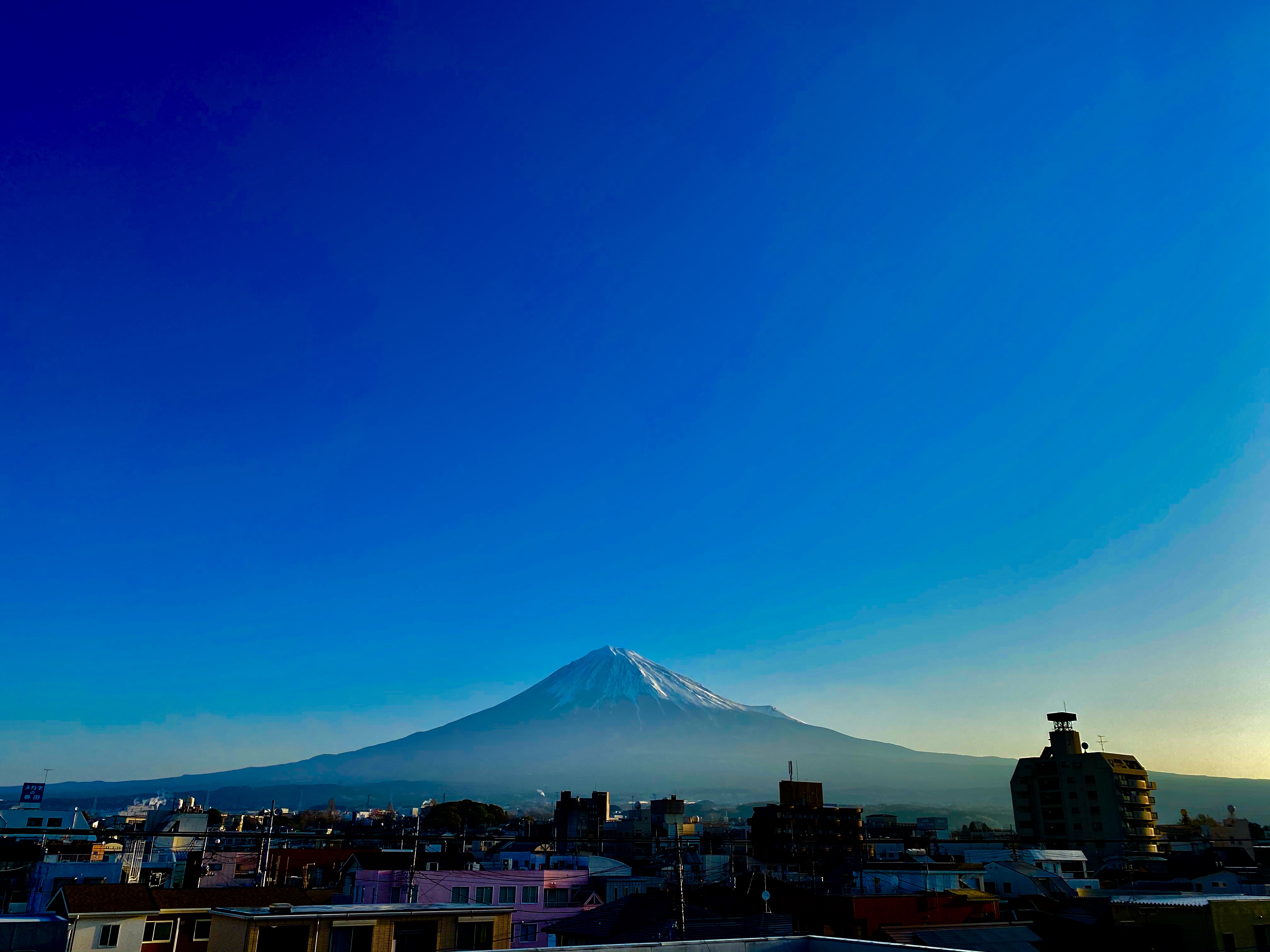 かめや旅館からの富士山5