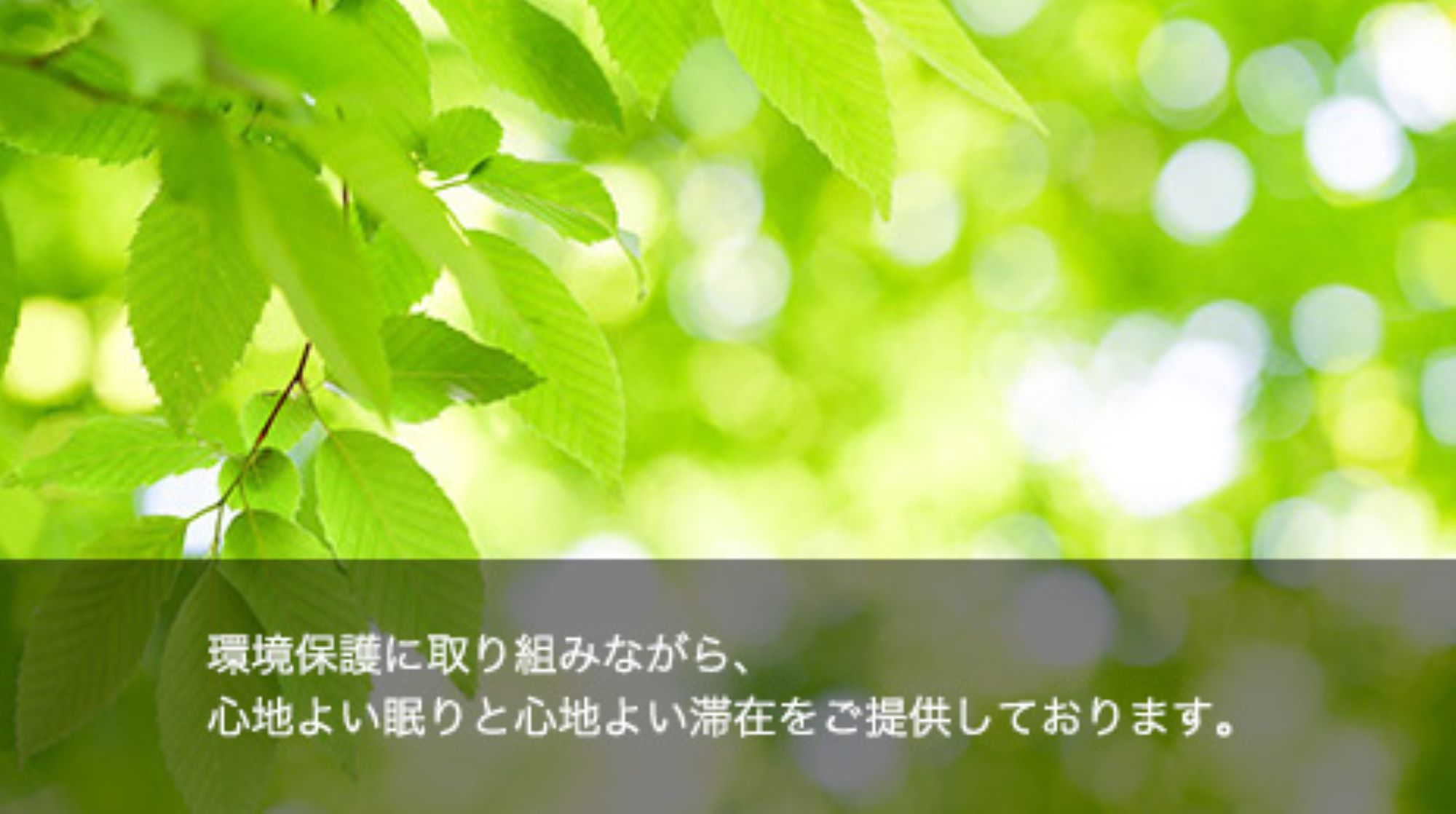 連泊時の客室清掃に関するご案内