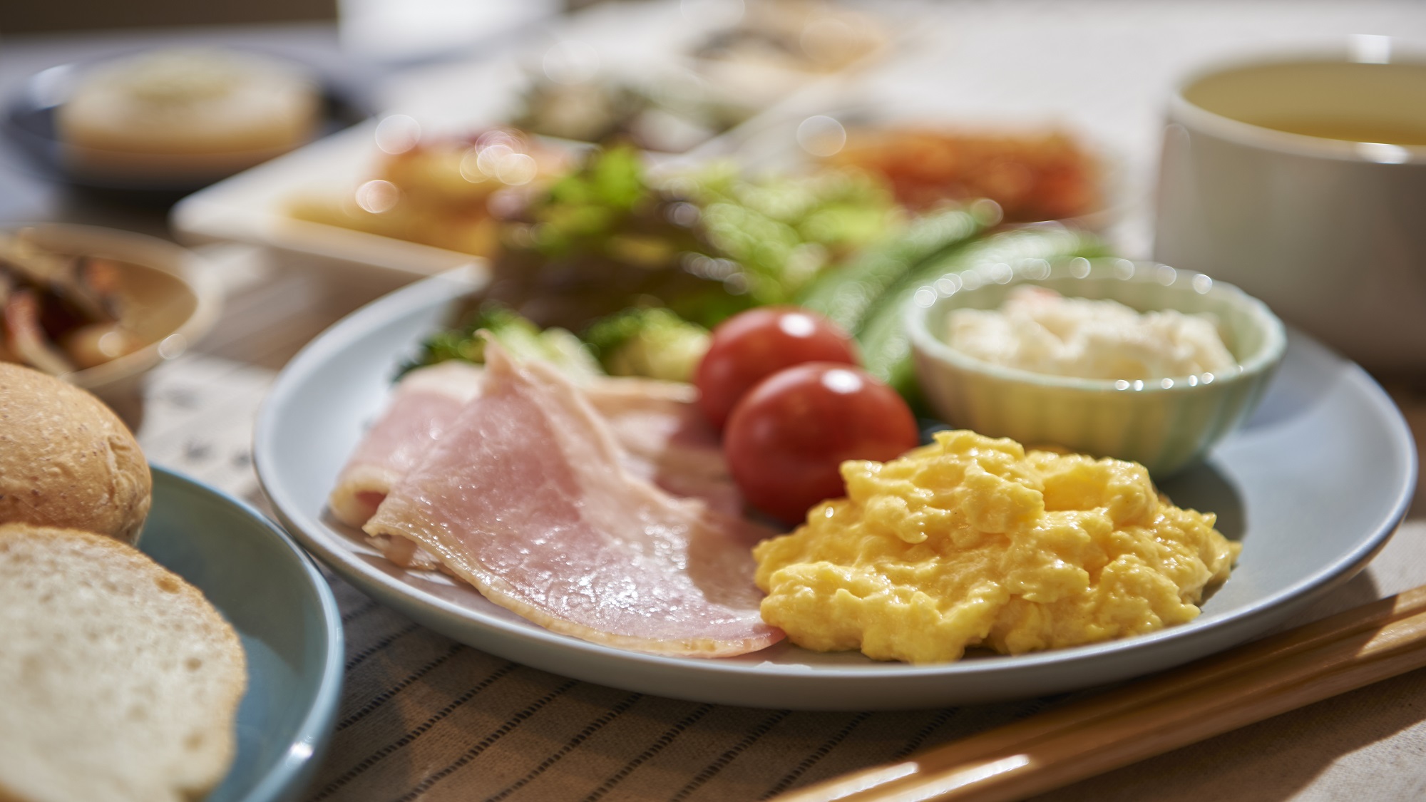 有料朝食(盛り付けイメージ)