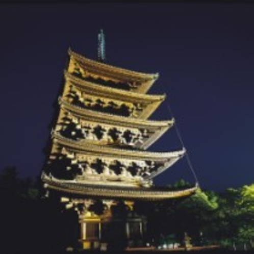 興福寺　五重塔ライトアップ