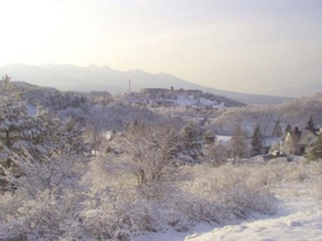 八ヶ岳の冬景色