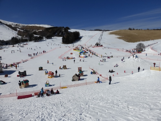 車山高原SKYPARKスキー場のエリア最大級【スマイルキッズパーク】！！