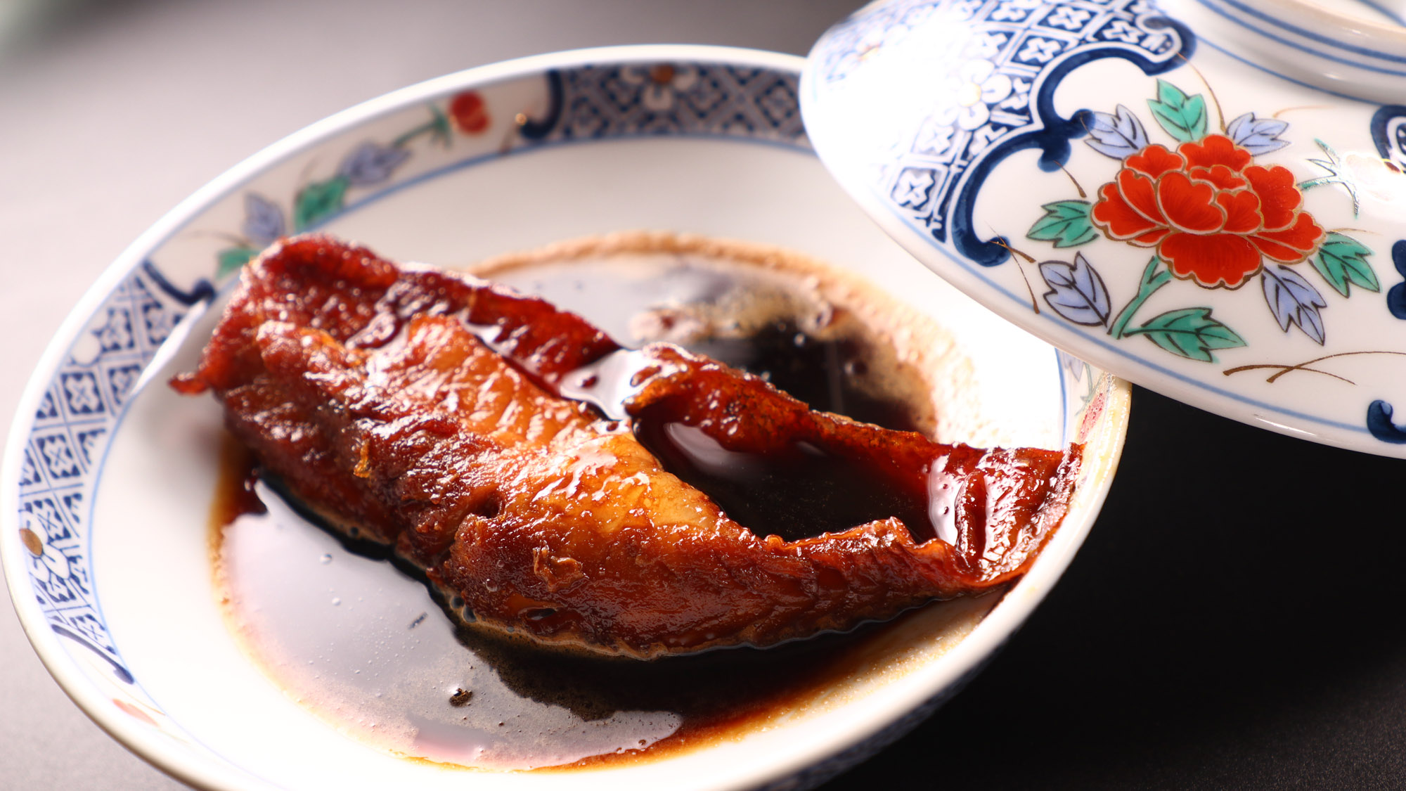 夕食_煮魚_甘辛く煮付けた煮魚はお酒にも御飯にも合います *