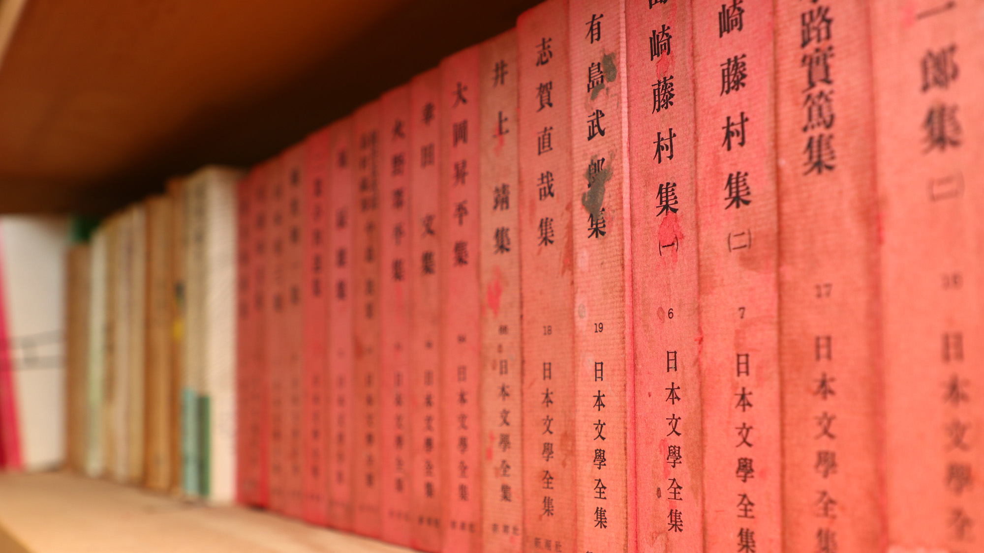 館内_さざ波文庫_古い？懐かしい？本があります *