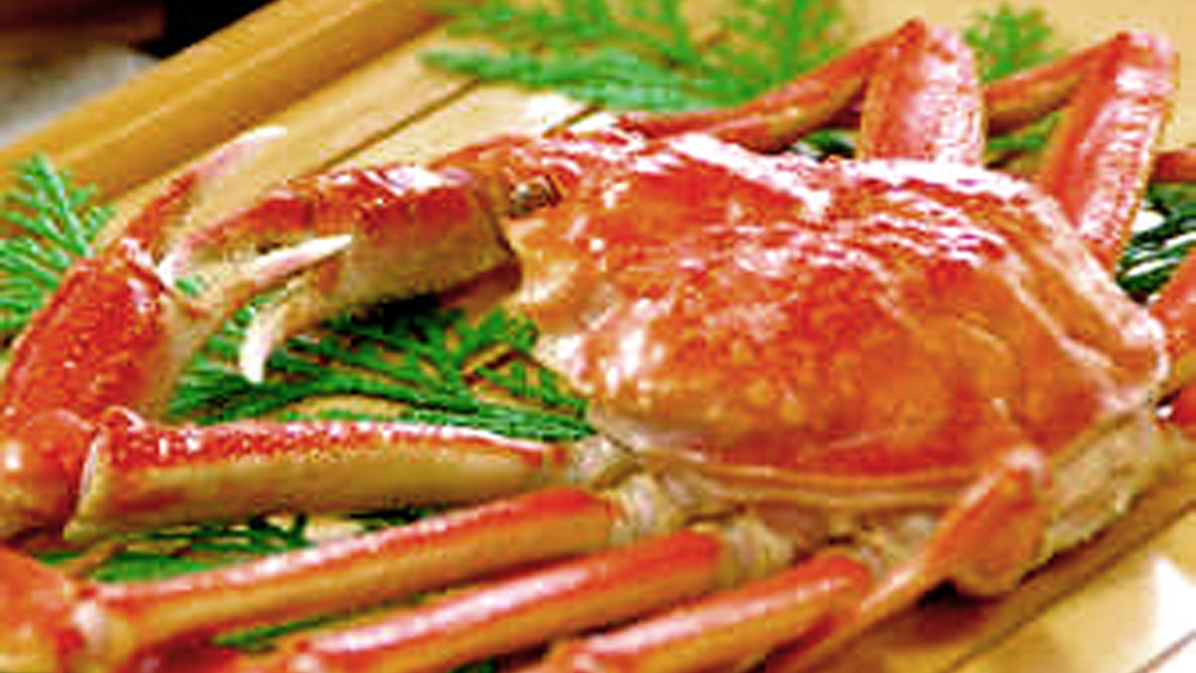 【新鮮海の幸×活ズワイガニ】日本海の味覚勢揃い!［1泊2食付]　現金特価