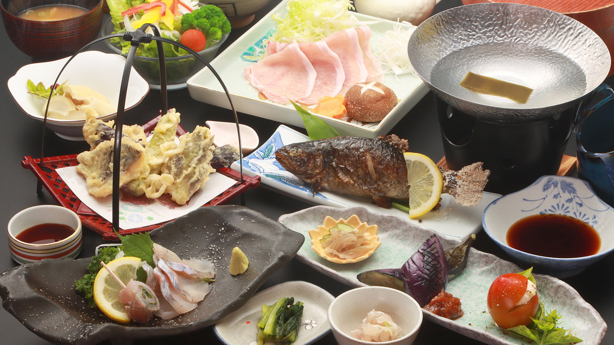 【料理】 夕食　基本コース　秋冬　一例