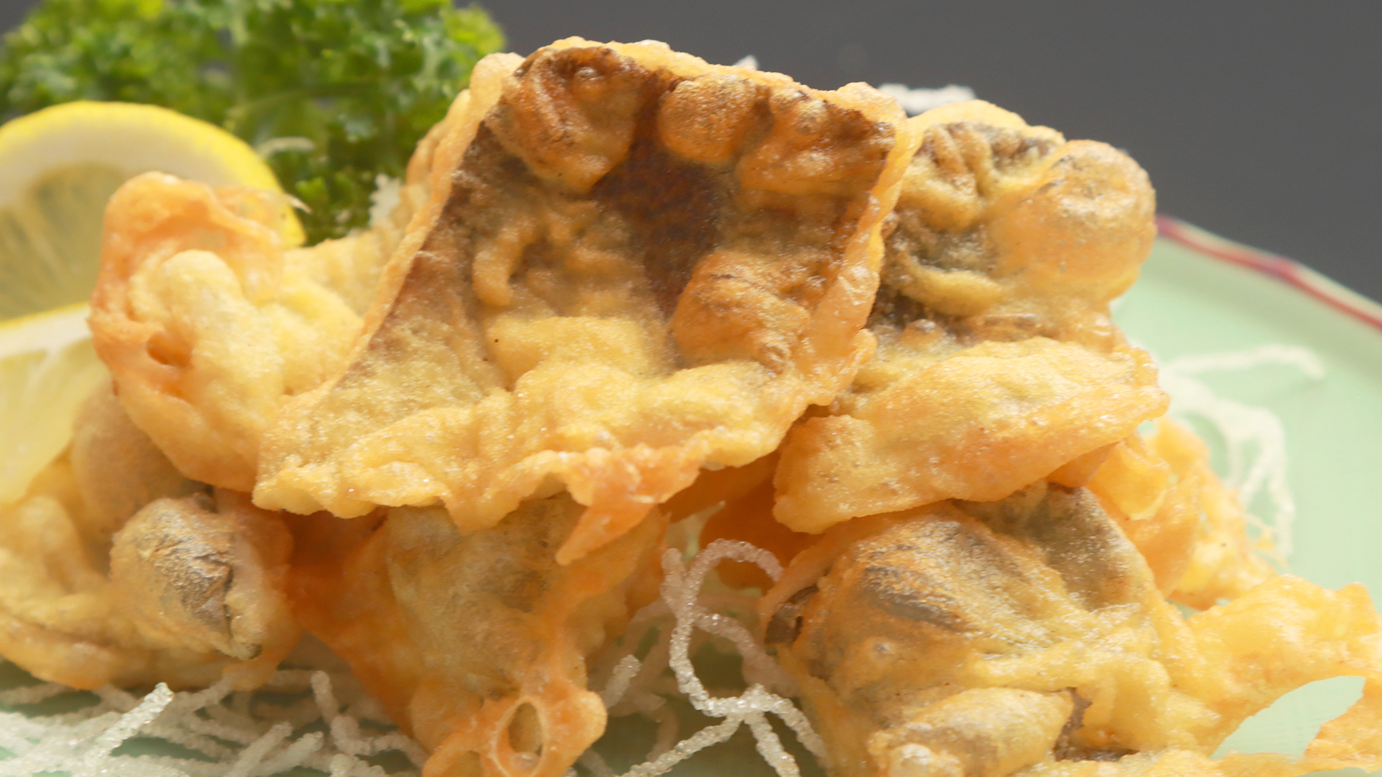 【料理】 別注料理　ニジマス の天ぷら