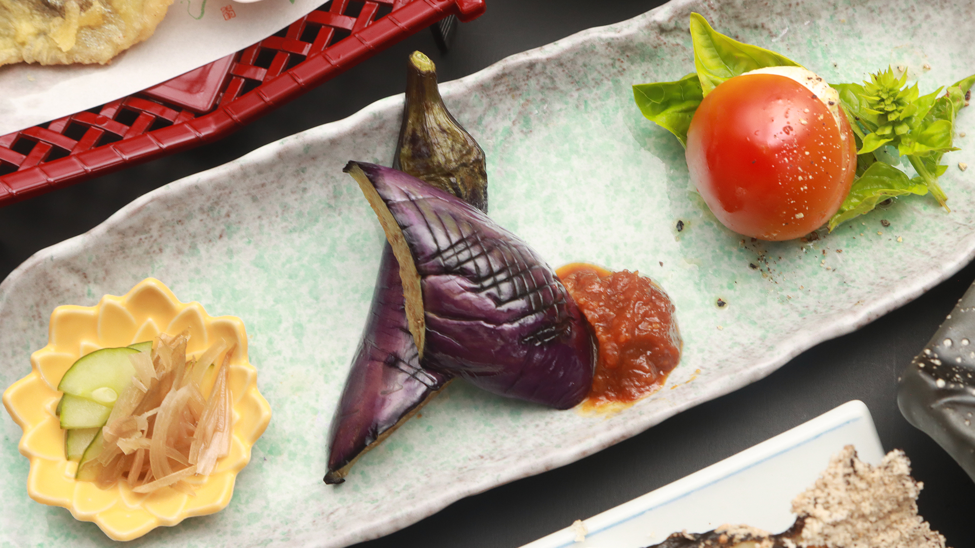 【料理】 夕食　基本コース　前菜3品