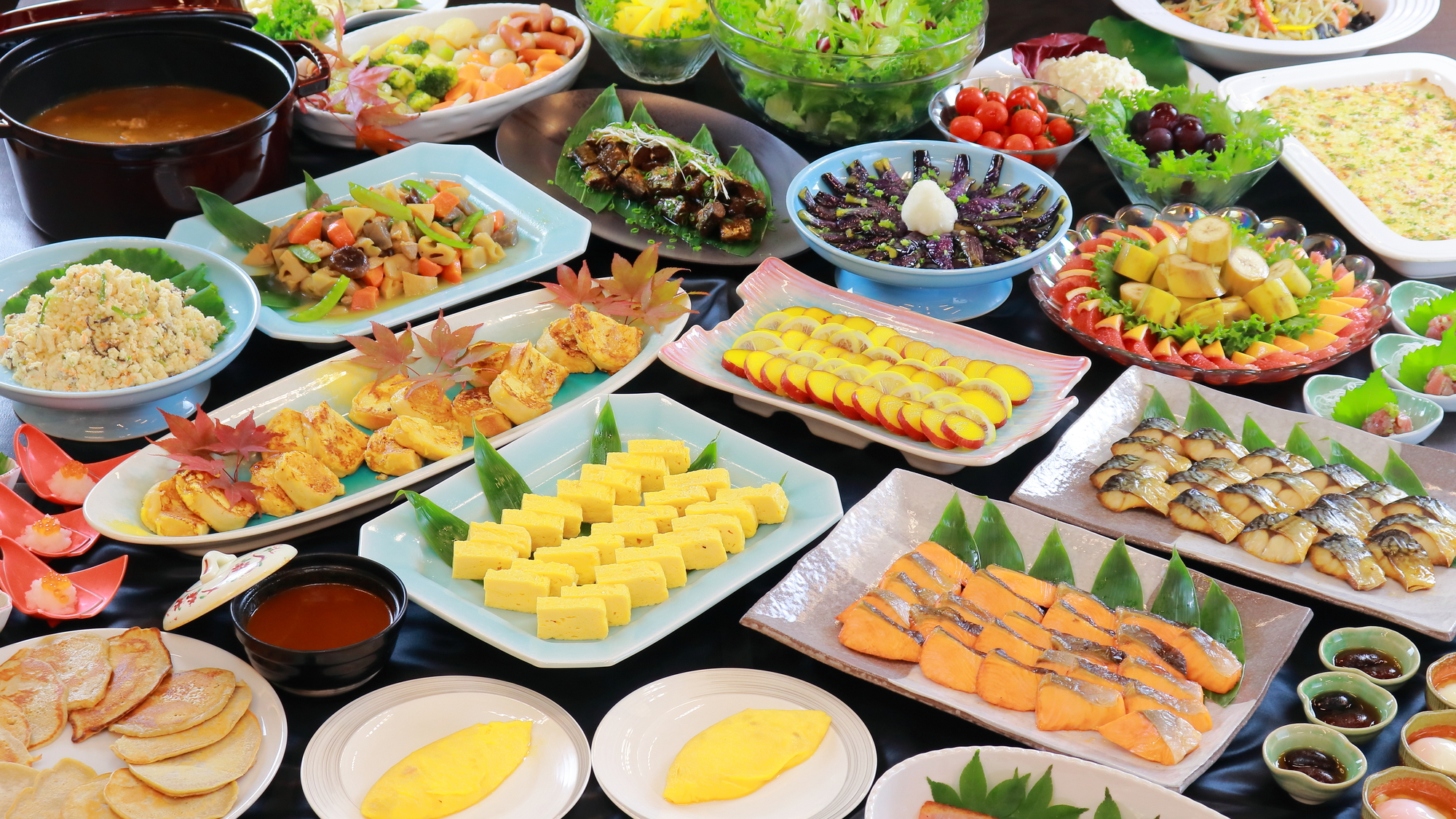 朝食ビュッフェ