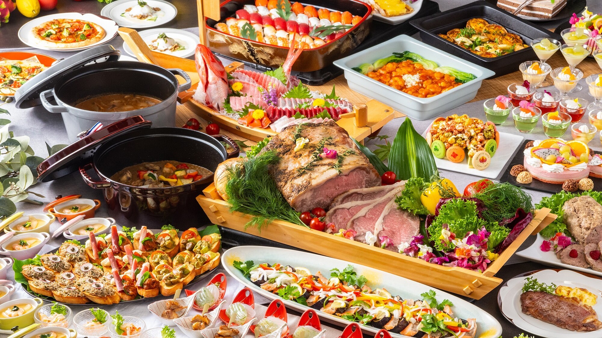 ビュッフェ　全体写真