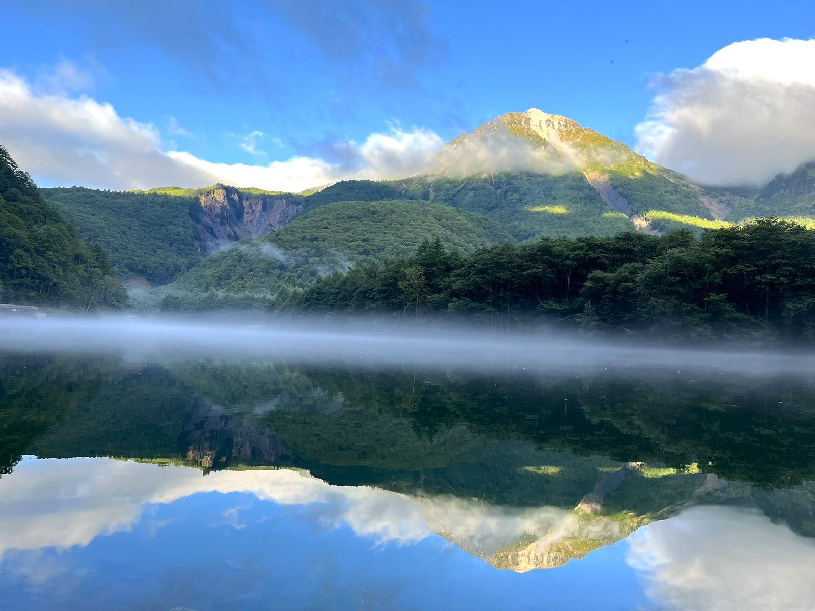 早朝の上高地