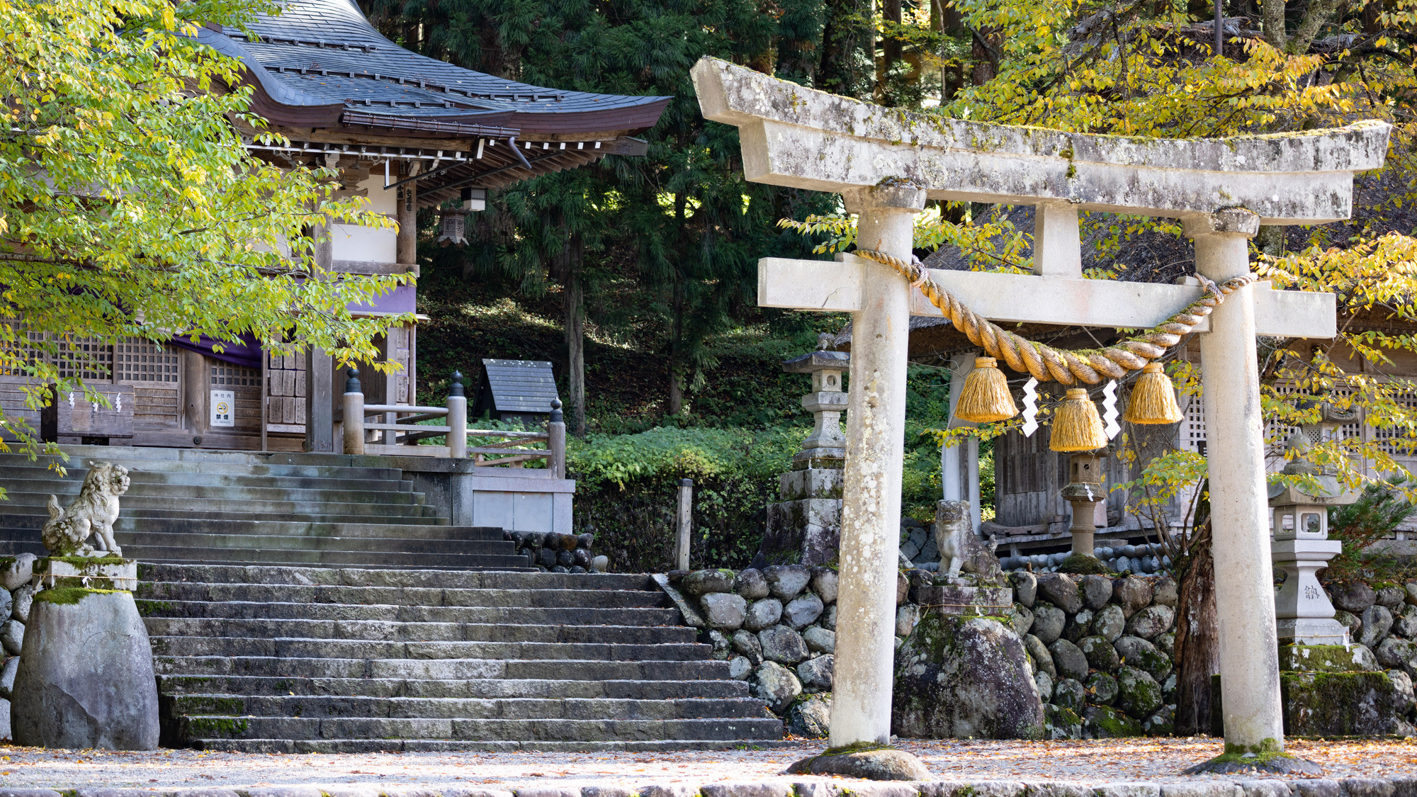 白川郷をめぐる・白川八幡神社