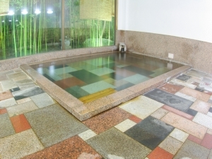 桜御影石大浴場