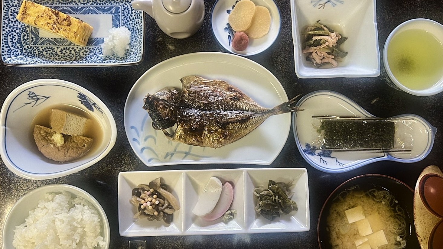 □朝食一例（※仕入れや季節によってメニューが変動します）