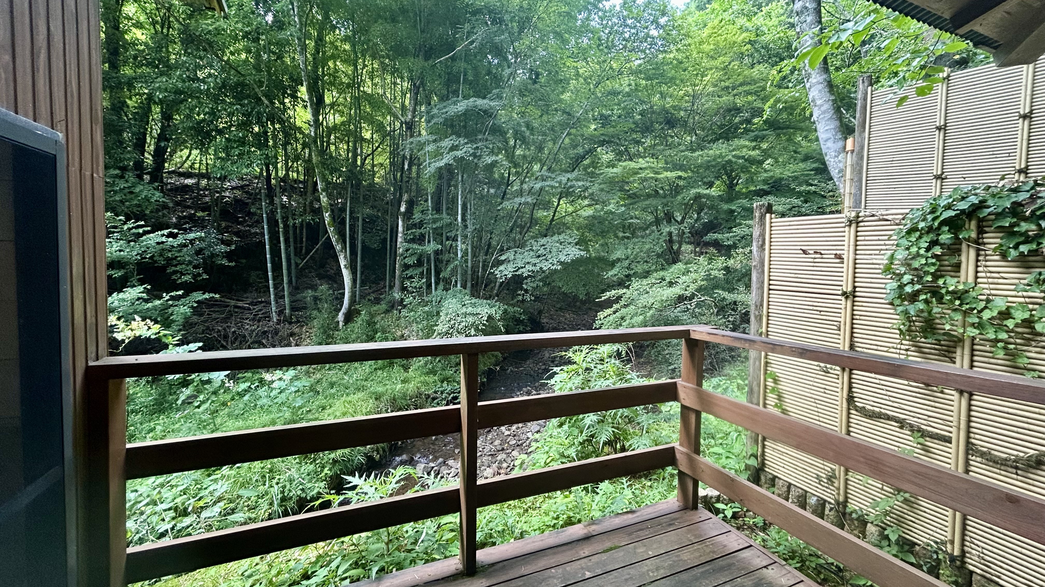 □温泉　女湯（露天）景色