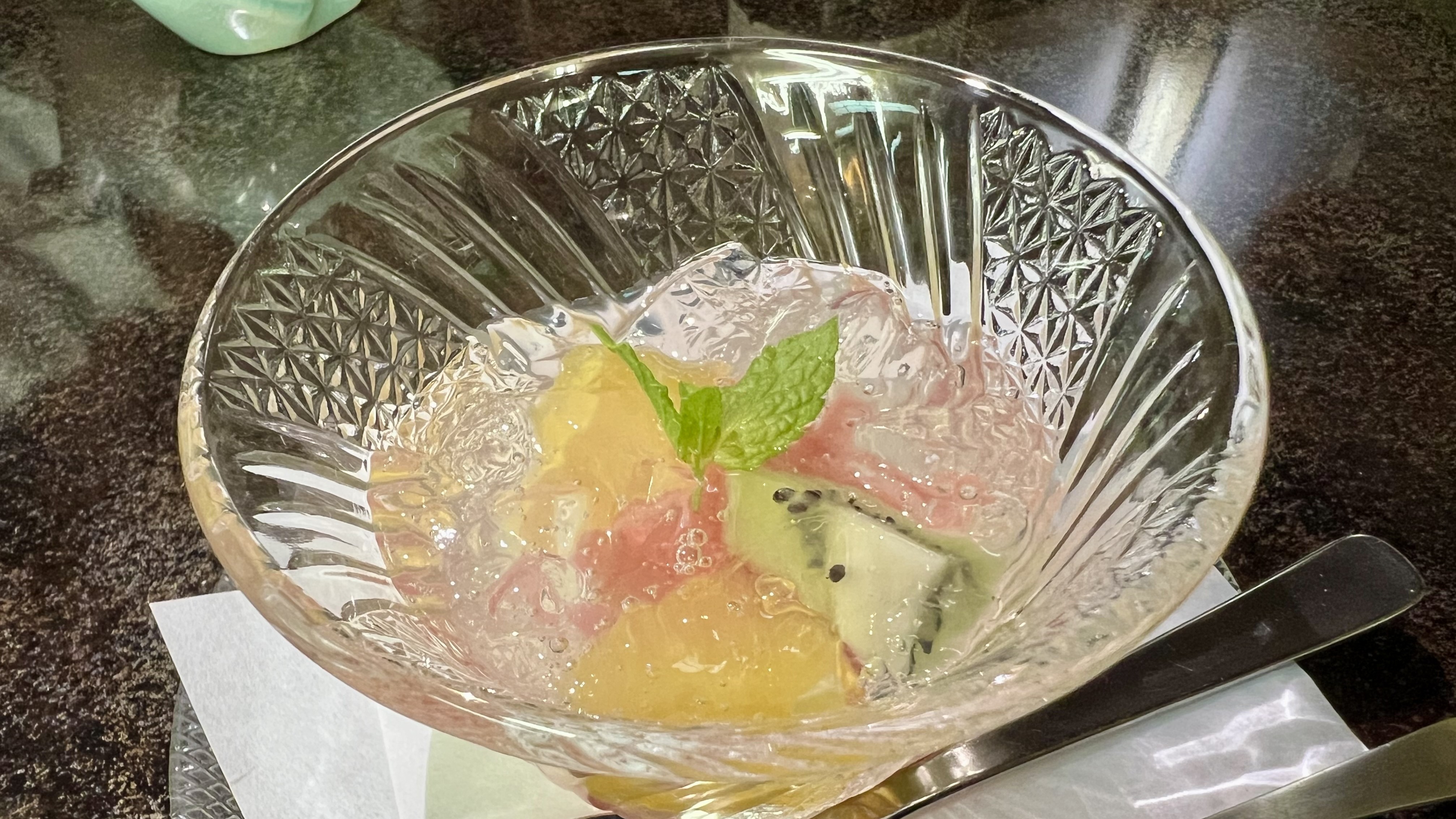 □夕食　デザート一例（※仕入れや季節によってメニューが変動します）