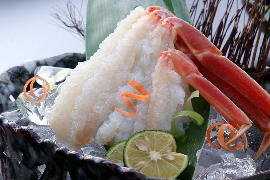 sashimi kepiting