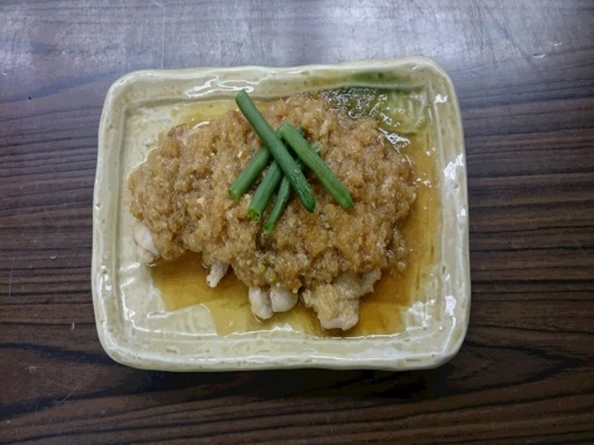 【朝食】日替わりメニュー和食・豚肉おろしだれ煮