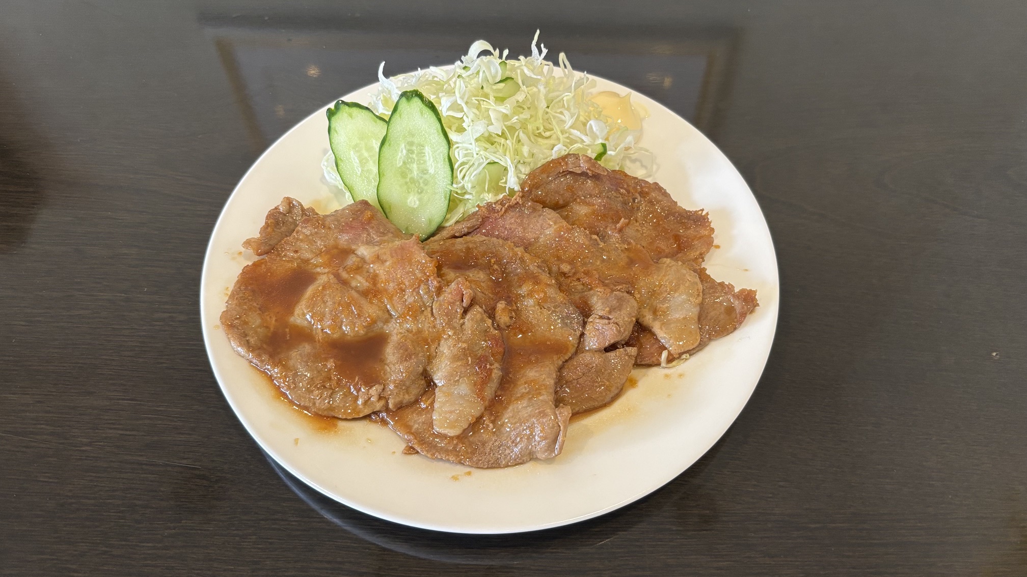 【朝食・和食】生姜焼き