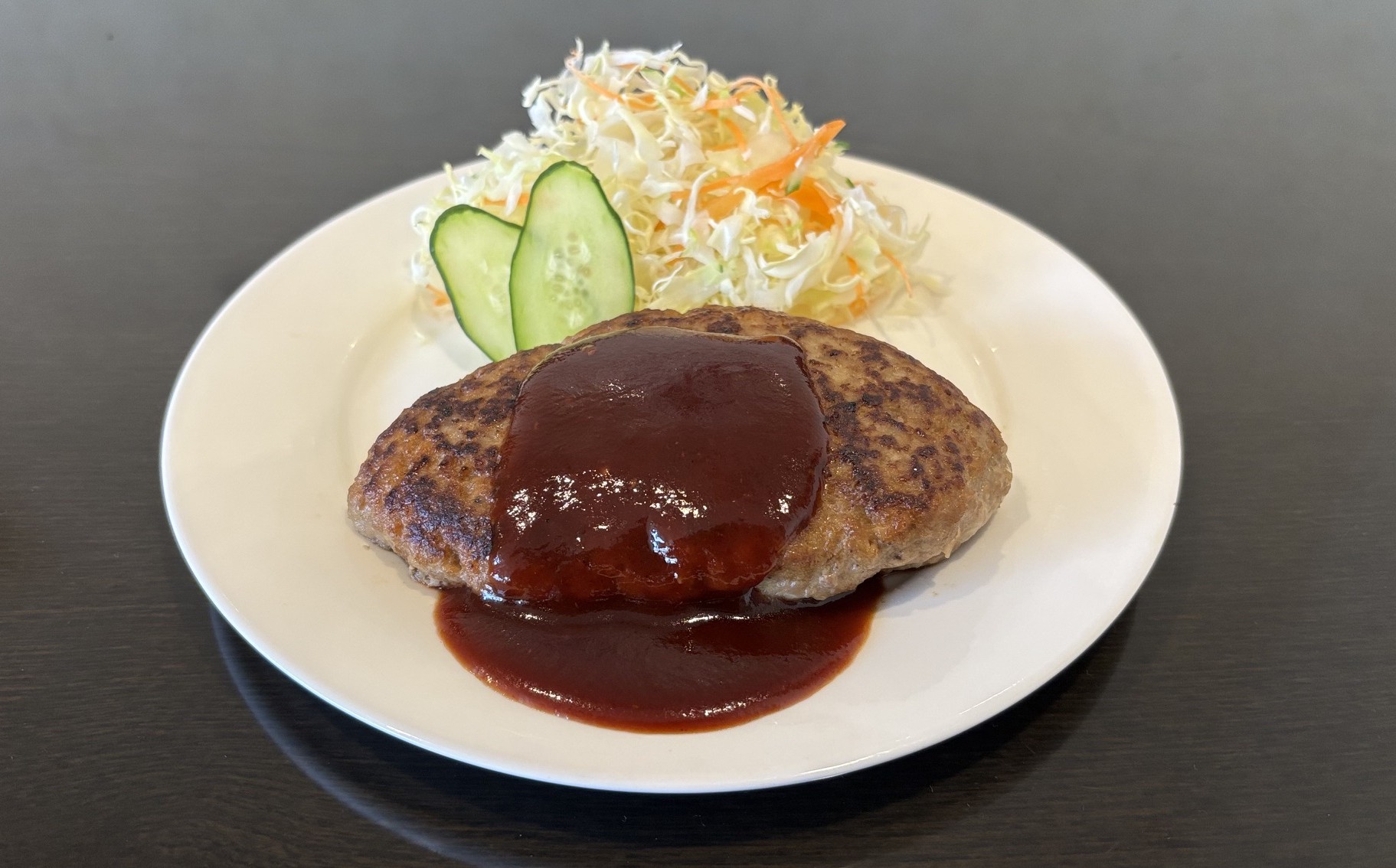 【朝食・和食】ハンバーグ