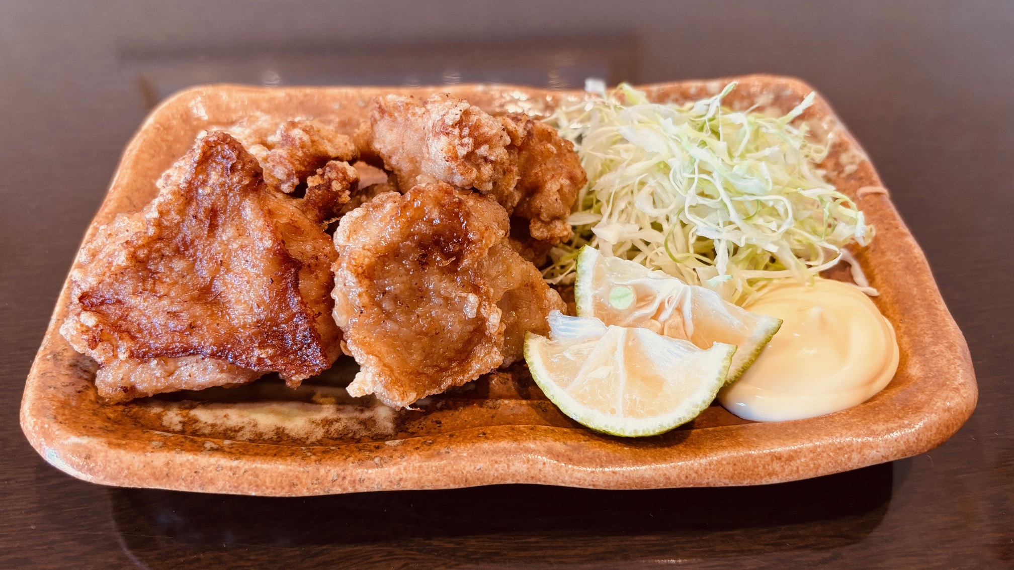 【朝食・和食】から揚げ
