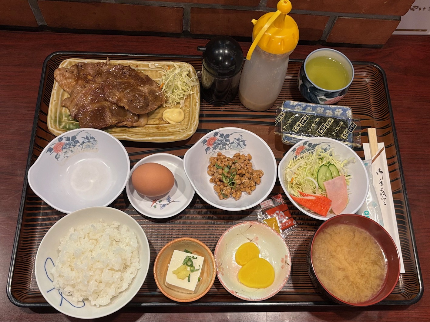 【朝食・和食】生姜焼き