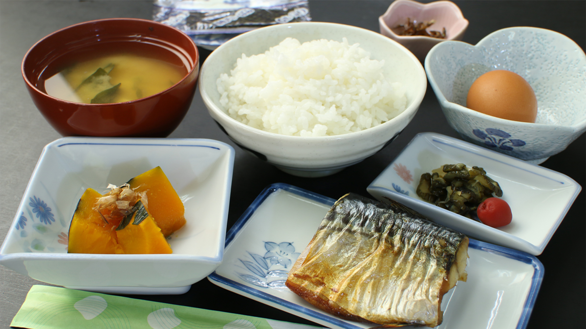 素朴な日本の和朝食♪（一部変更がある場合がございます。）