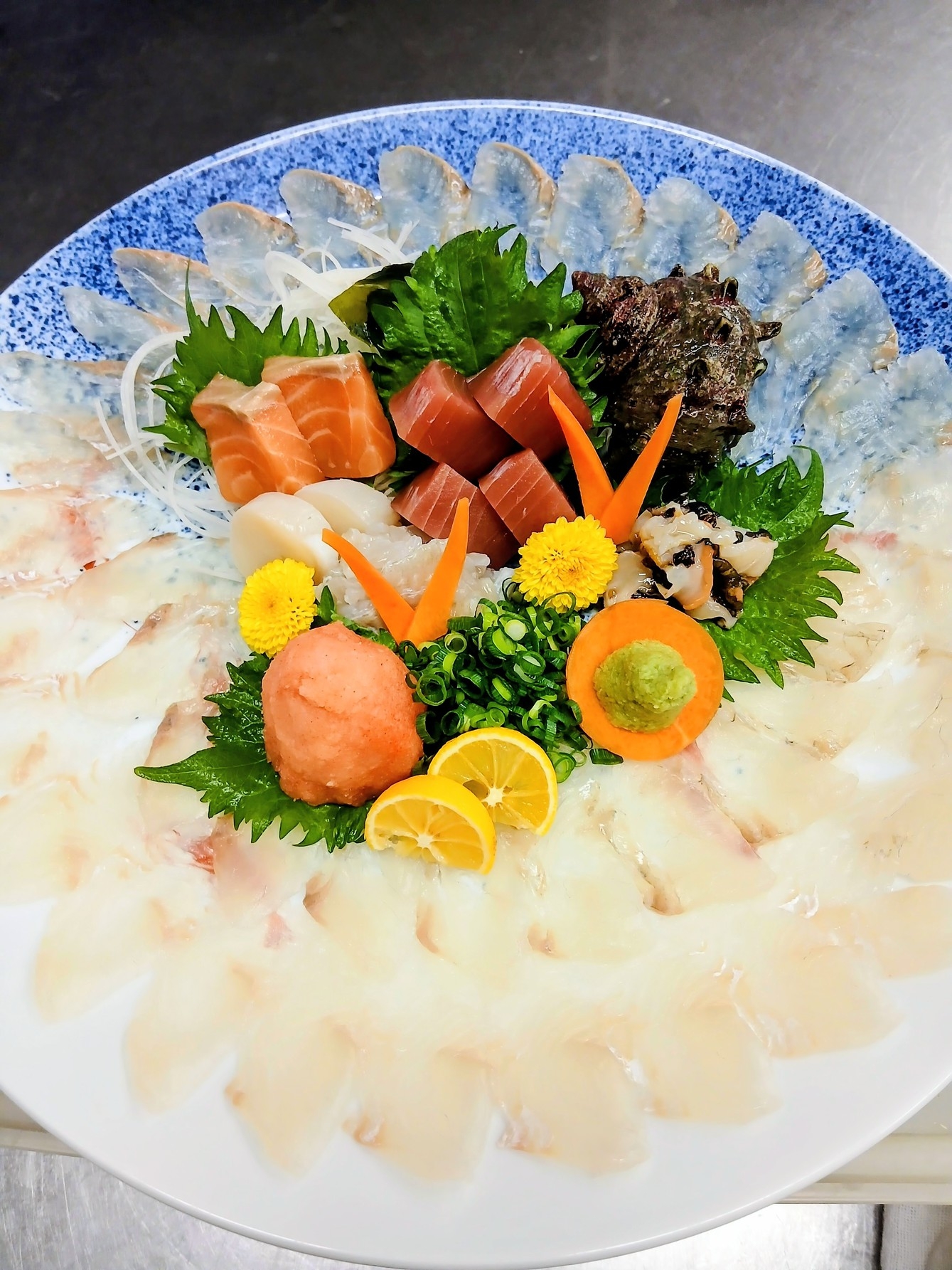 【当館人気】お造り盛合せとアワビ踊り焼き付き海鮮会席プラン