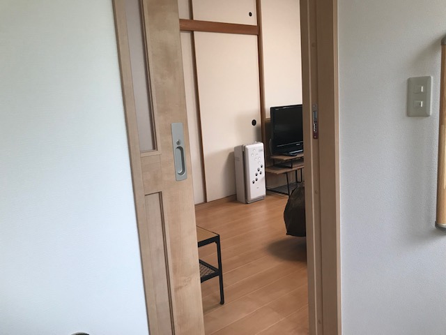 ペットOKルームは別入り口になります