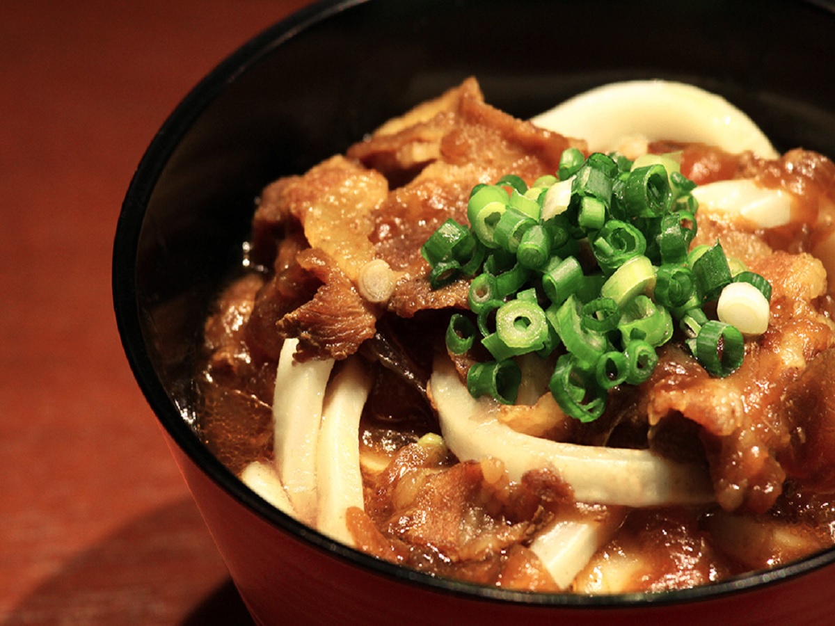朝食（武蔵野カレーうどん）