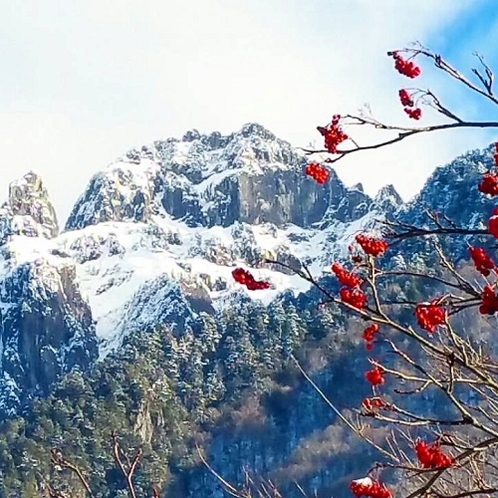 奥飛騨の風景「錫杖岳」