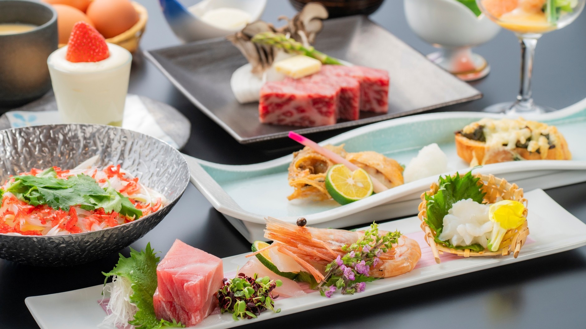 【10％OFF】【楽天スーパーSALE】新緑の越後湯沢で温泉＆美食旅　〜花会席〜（2食付）