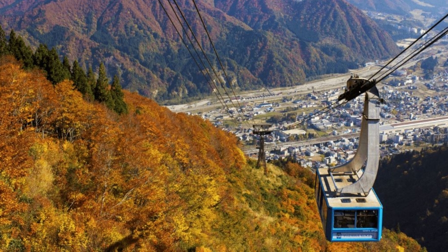湯沢高原◆ロープウェイから紅葉の絶景をお楽しみください。